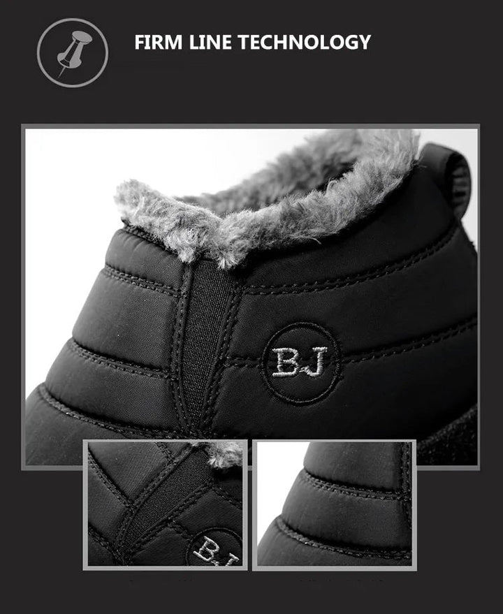 Ultiem comfort met deze heren warme instappers. Waterdichte winterschoenen, perfect voor koude dagen.