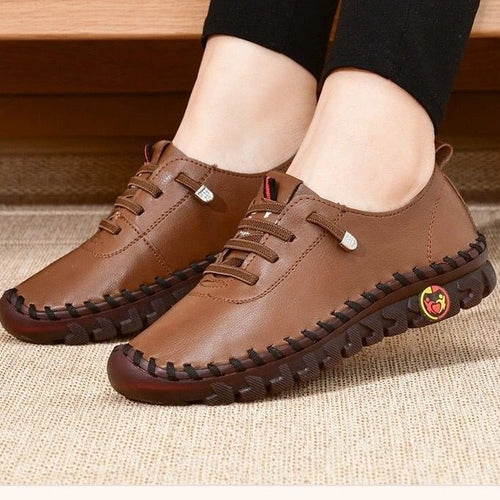 Casual dagelijkse platte damesloafers, instappers met antislipzool voor veilig en comfortabel lopen.
