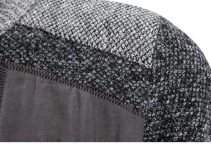 Heren vest met colkraag, tijdloos ontwerp, ideaal als warme laag. Stijlvol en comfortabel.