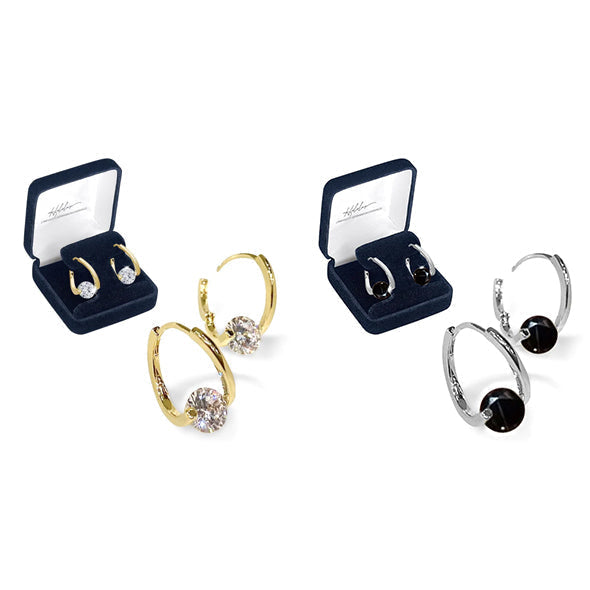 Gedetailleerde opname van luxe germanium oorbellen. Elegant sieraad voor dames. Tijdloze mode-accessoire.