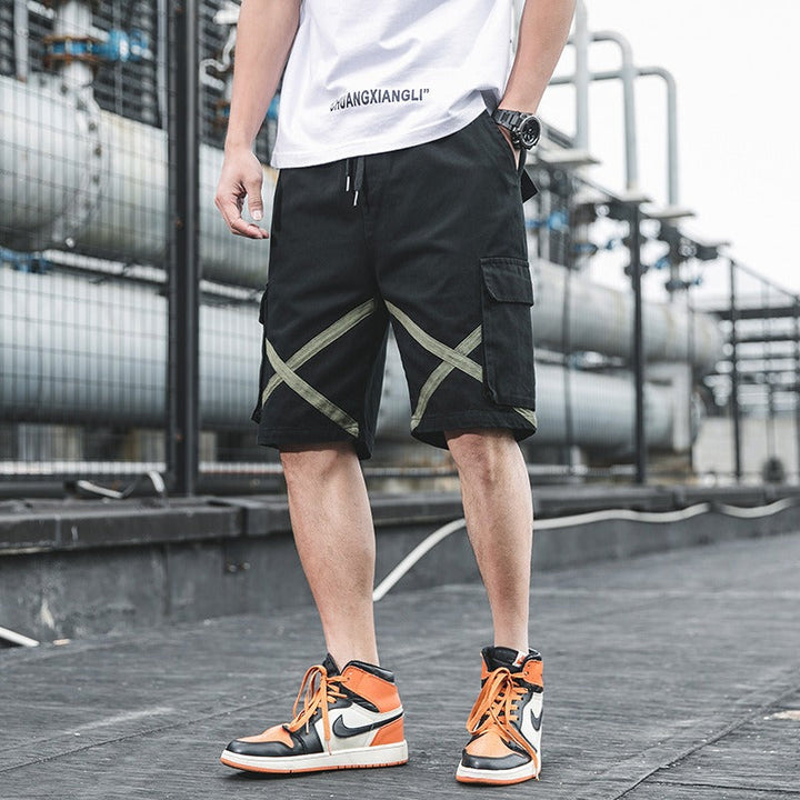 Comfortabele heren cargoshort voor zomerse dagen, ideaal voor casual en outdoor activiteiten.