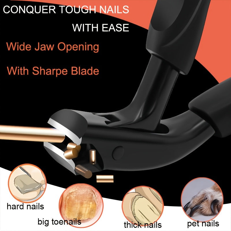 Ergonomische teennagelknipper; comfortabel en nauwkeurig voor professionele pedicure en ingegroeide nagels.
