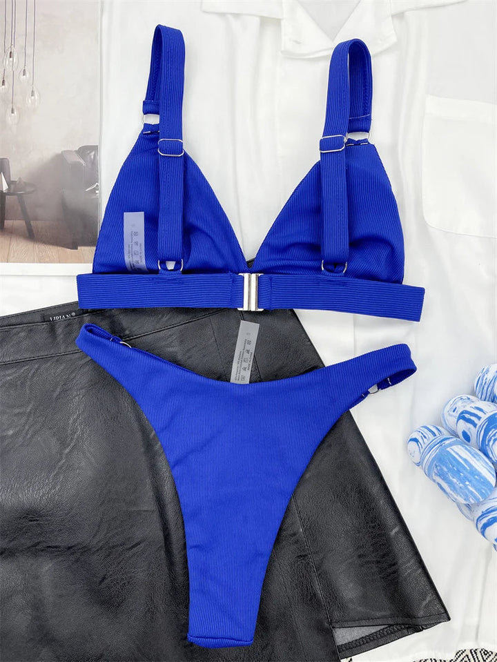Levendige Vera push-up bikini, Braziliaanse stijl, dé keuze voor trendy dames zwemkleding.