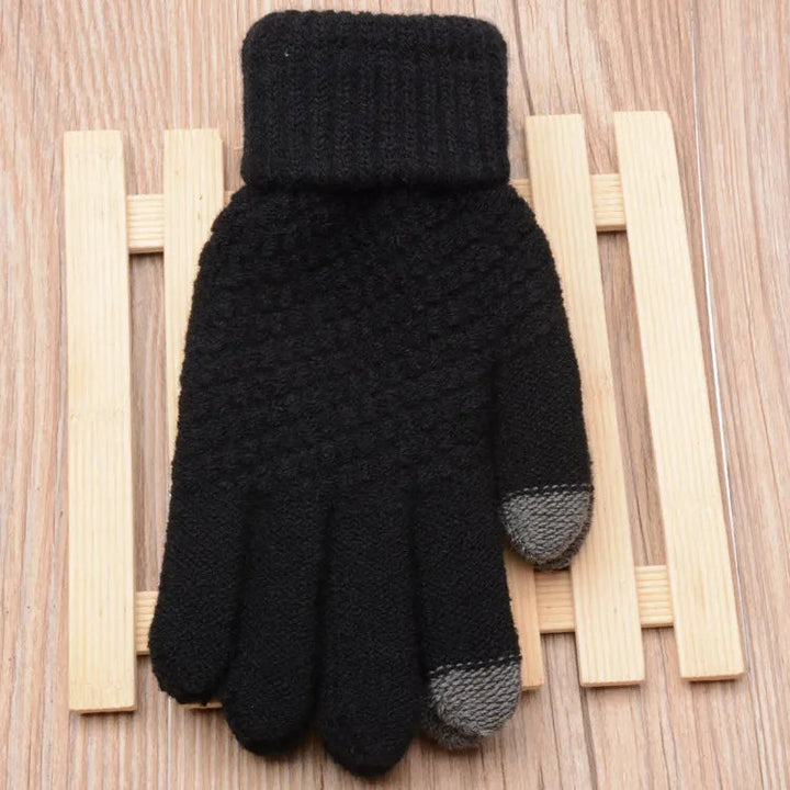 Amara gebreide dameshandschoenen, combineert warmte, stijl en touchscreen functionaliteit.