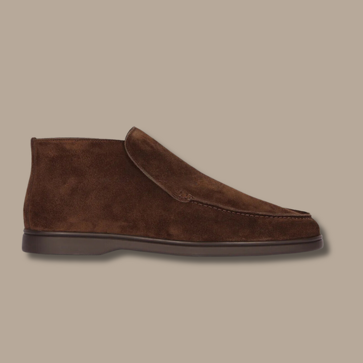 Tijdloze heren instap loafers, comfortabel en veelzijdig voor het hele jaar.