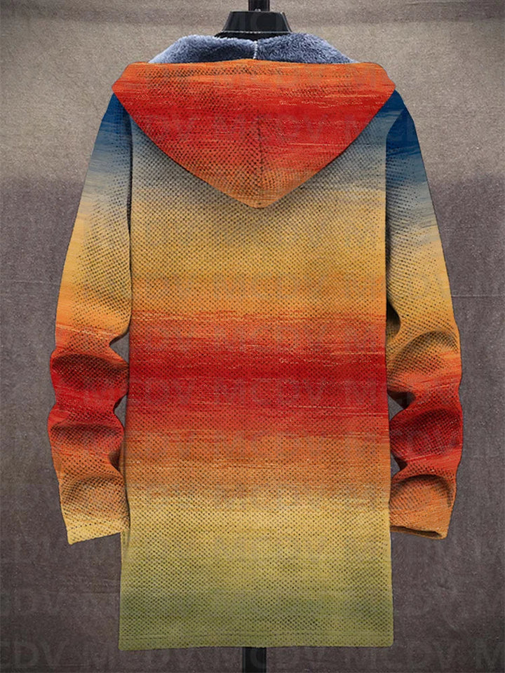 Herenmode: comfortabel vest met stoere print, perfect als warme winterkleding.
