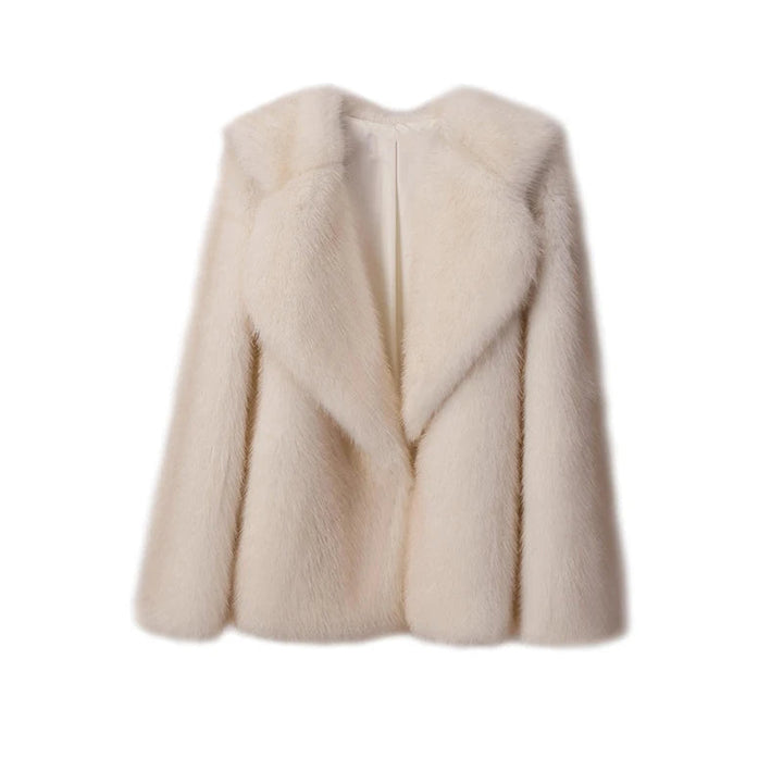 Trendy pluizige winterjas dames, met comfortabele losse pasvorm en veel warmte.