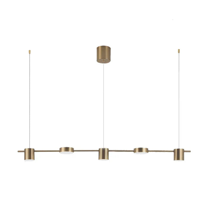Hanglamp AuraDrum: goud met zwart, aluminium design, ideaal als moderne interieurverlichting.