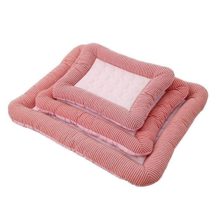 Comfortabele hondenmat van Ice Silk, biedt verkoeling en een ademend dierenbed voor je hond in de zomer.