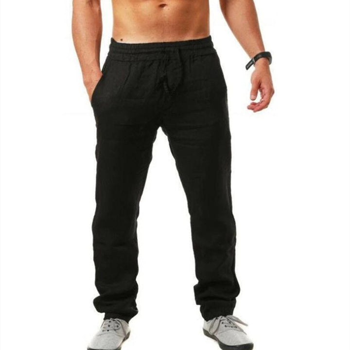 Comfortabele heren zomerbroek. Stijlvolle losse pasvorm, ideaal voor casual of veelzijdige outfits.