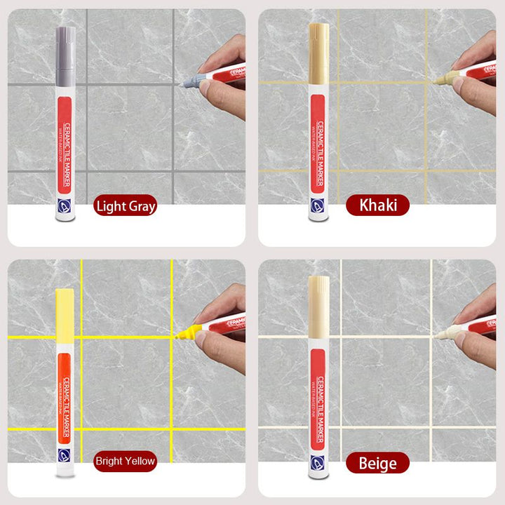 Eenvoudig voegen renoveren met deze antischimmel & waterdichte voegpen, voor schone, duurzame tegels.