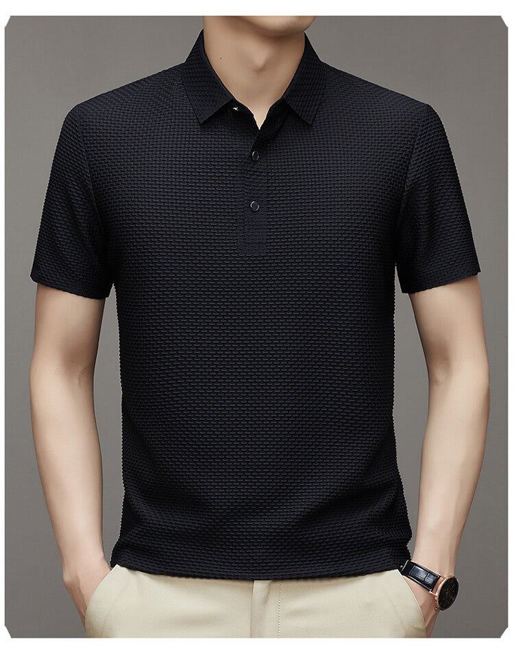 Zomerkleding: trendy heren poloshirt Finn, lichtgewicht en stijlvol.