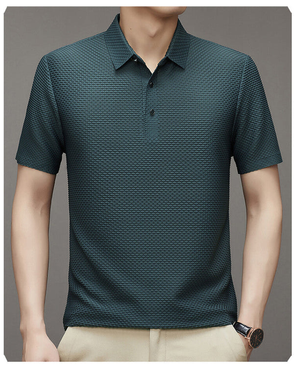 Ademend heren poloshirt, stijlvol design voor ultiem draagcomfort.