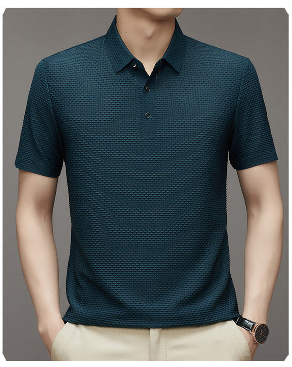 Herenpolo Finn: de perfecte mix van comfort, stijl en veelzijdigheid.