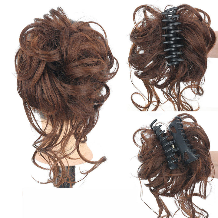 Messy knot haarstuk DailyBun, voor een eenvoudig en volumineus opsteekkapsel in seconden.