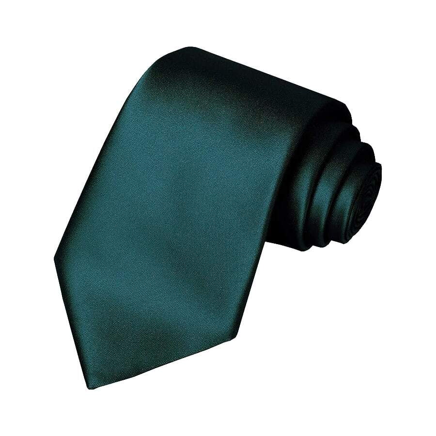 Formele effen stropdas voor mannen, geschikt voor feesten, gala's en speciale gelegenheden.