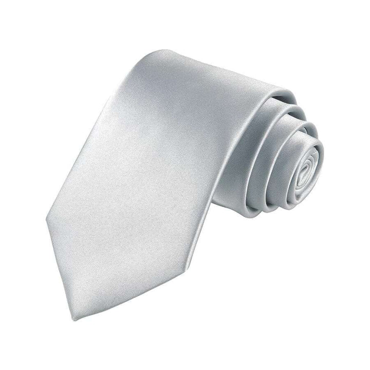 Moderne effen polyester stropdas, ideaal heren accessoire voor bruiloften en feesten.