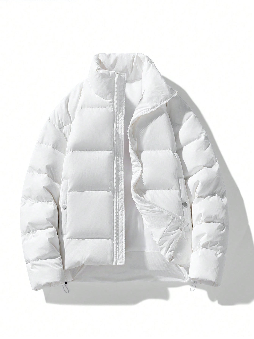 Modieuze oversized fluorescerende heren winterjas Vigoro, ideaal als casual warme buitenkleding.