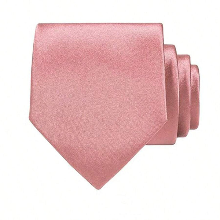 Veelzijdige effen mannen stropdas, onmisbaar accessoire voor zowel zakelijk als feestelijk gebruik.