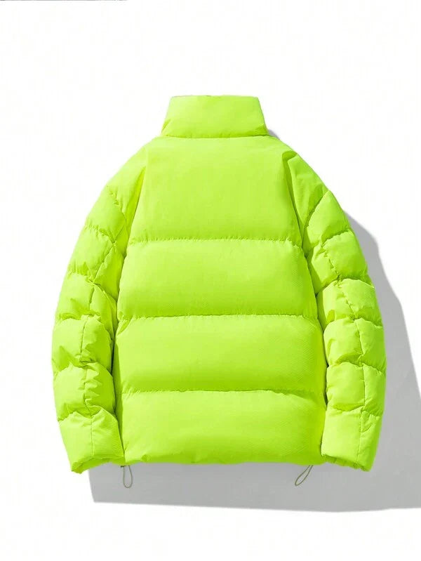 Vigoro oversized heren winterjas met fluorescerende stof voor optimale zichtbaarheid en veiligheid.