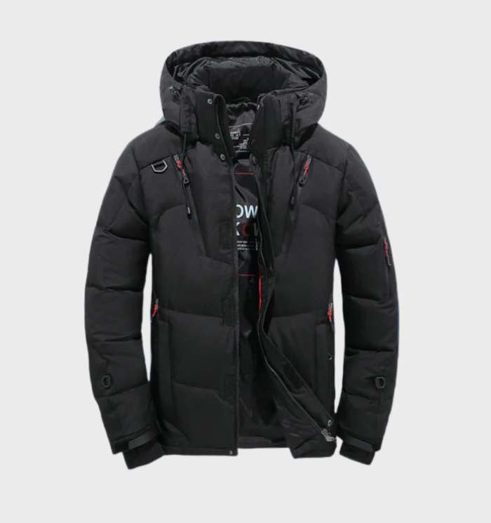 Dik gevoerde, water- & winddichte heren parka winterjas van fleece. Ideaal voor koude dagen.