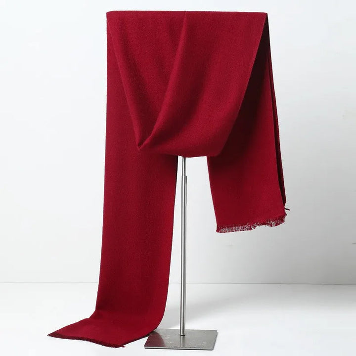 Luxe kasjmier sjaal, ultrazacht en comfortabel; een essentieel warm item voor de strenge winter.