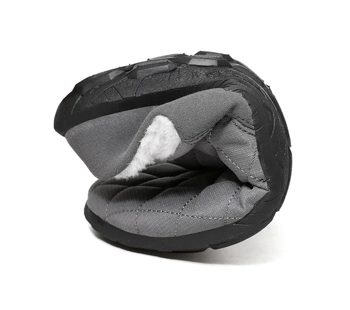 Zachte heren voetwarmers, warme en stijlvolle antislip sloffen voor thuis.