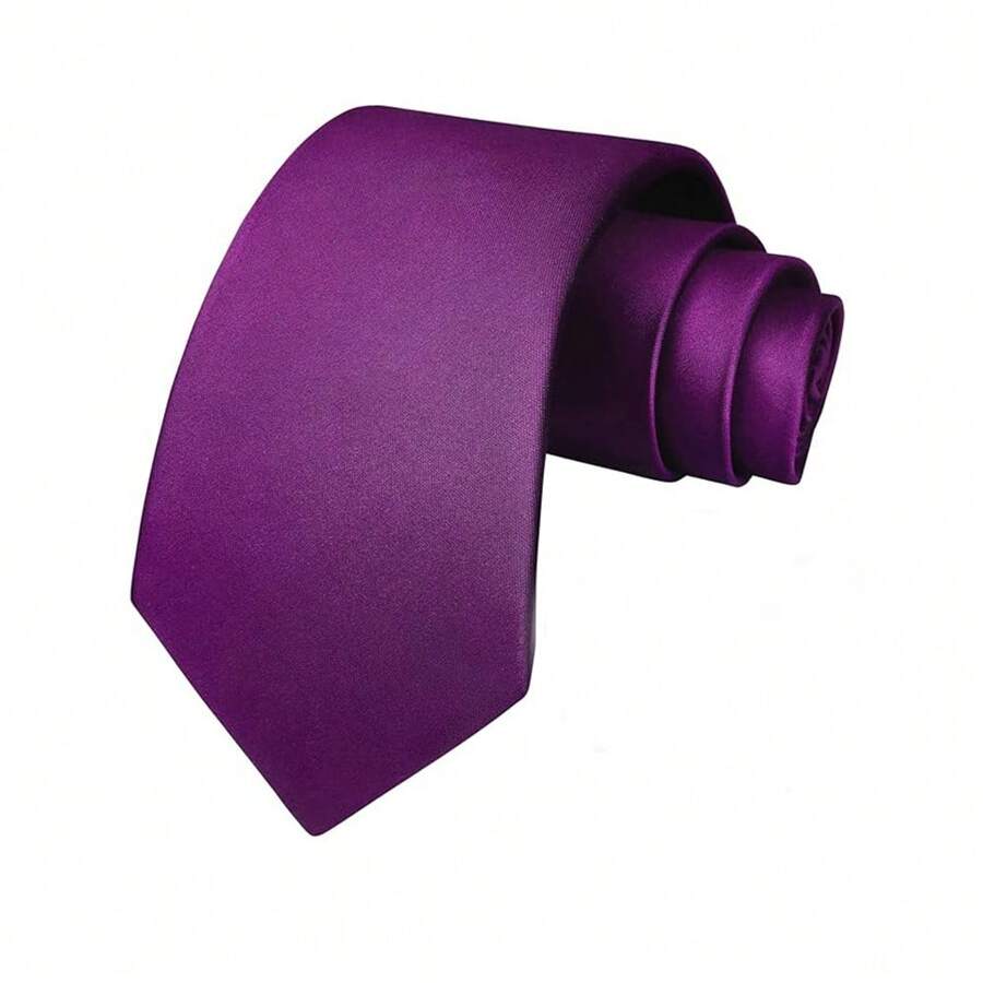 Stijlvolle moderne effen stropdas voor mannen, completeert uw formele garderobe perfect.