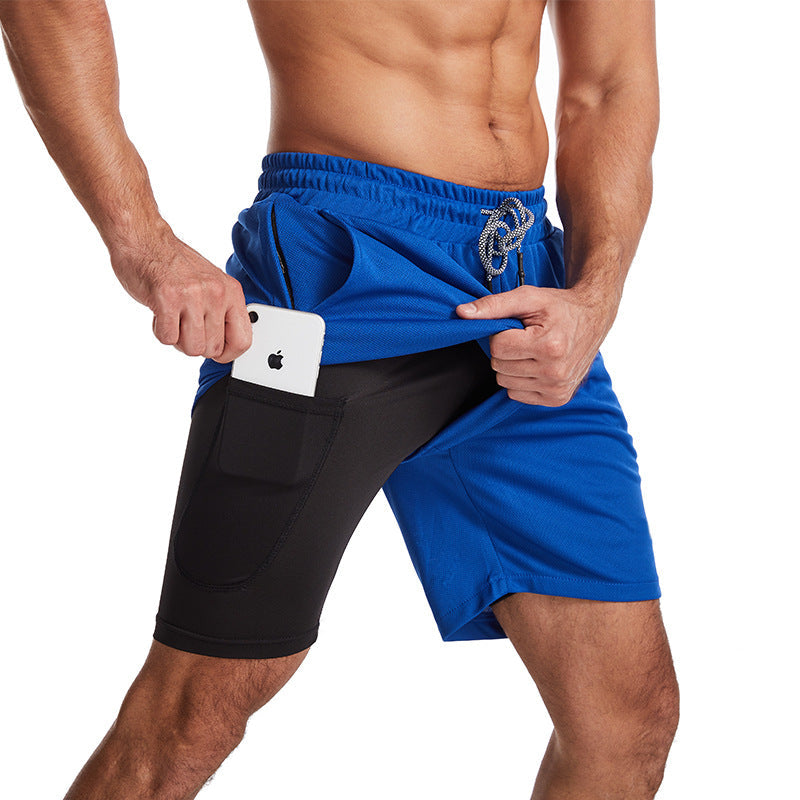 Heren compressie zwembroek, sneldrogend voor optimale prestaties tijdens zwemmen en sport.
