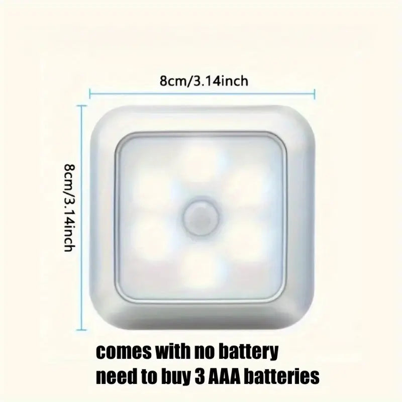 Energiezuinige draadloze LED kastverlichting met bewegingssensor; perfect voor donkere kasten.
