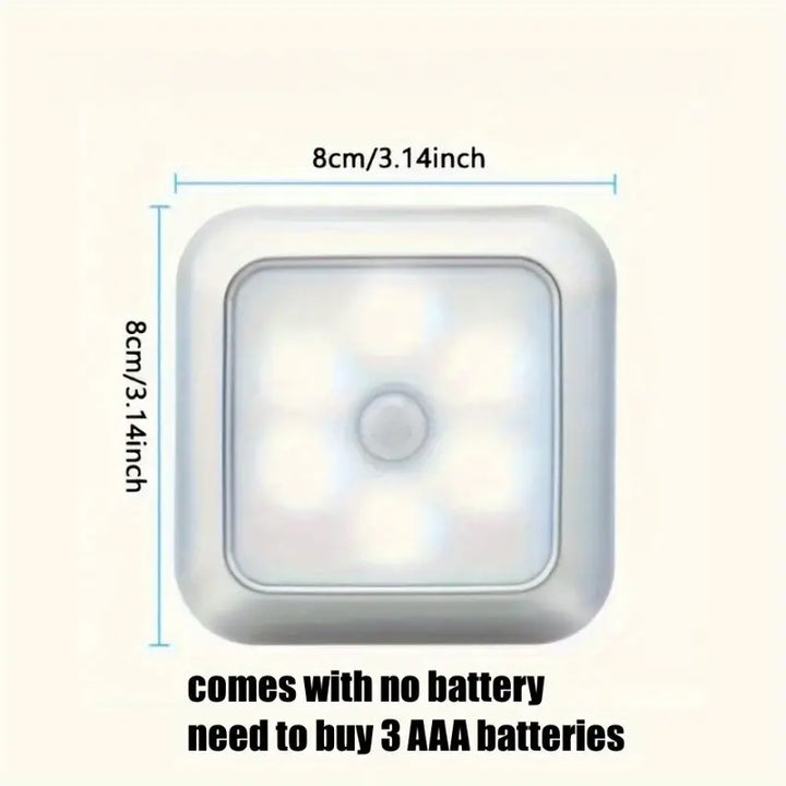 Energiezuinige draadloze LED kastverlichting met bewegingssensor; perfect voor donkere kasten.