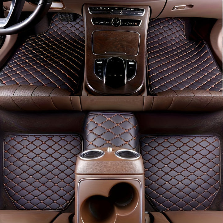 Moderne PU-lederen automatten, geven auto-interieur een eigentijdse en luxe uitstraling.