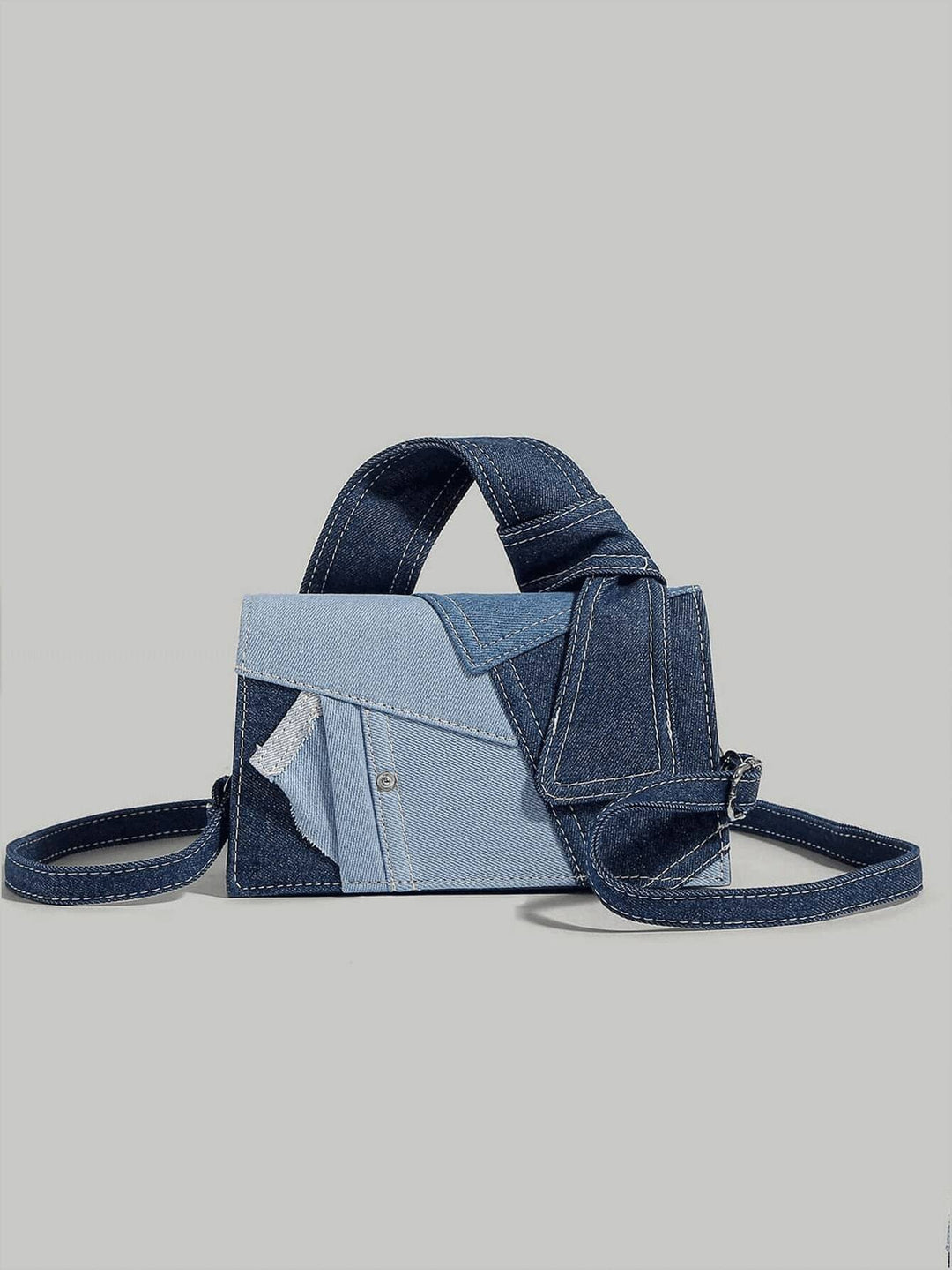 Dames denim schoudertas, stijlvolle crossbodytas in Koreaanse stijl, perfect voor dagelijks gebruik.