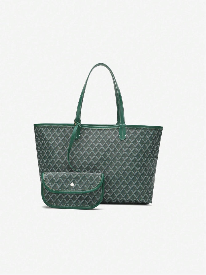 Veelzijdige PVC handtas voor dames, te dragen als schoudertas, ideaal voor elke gelegenheid.