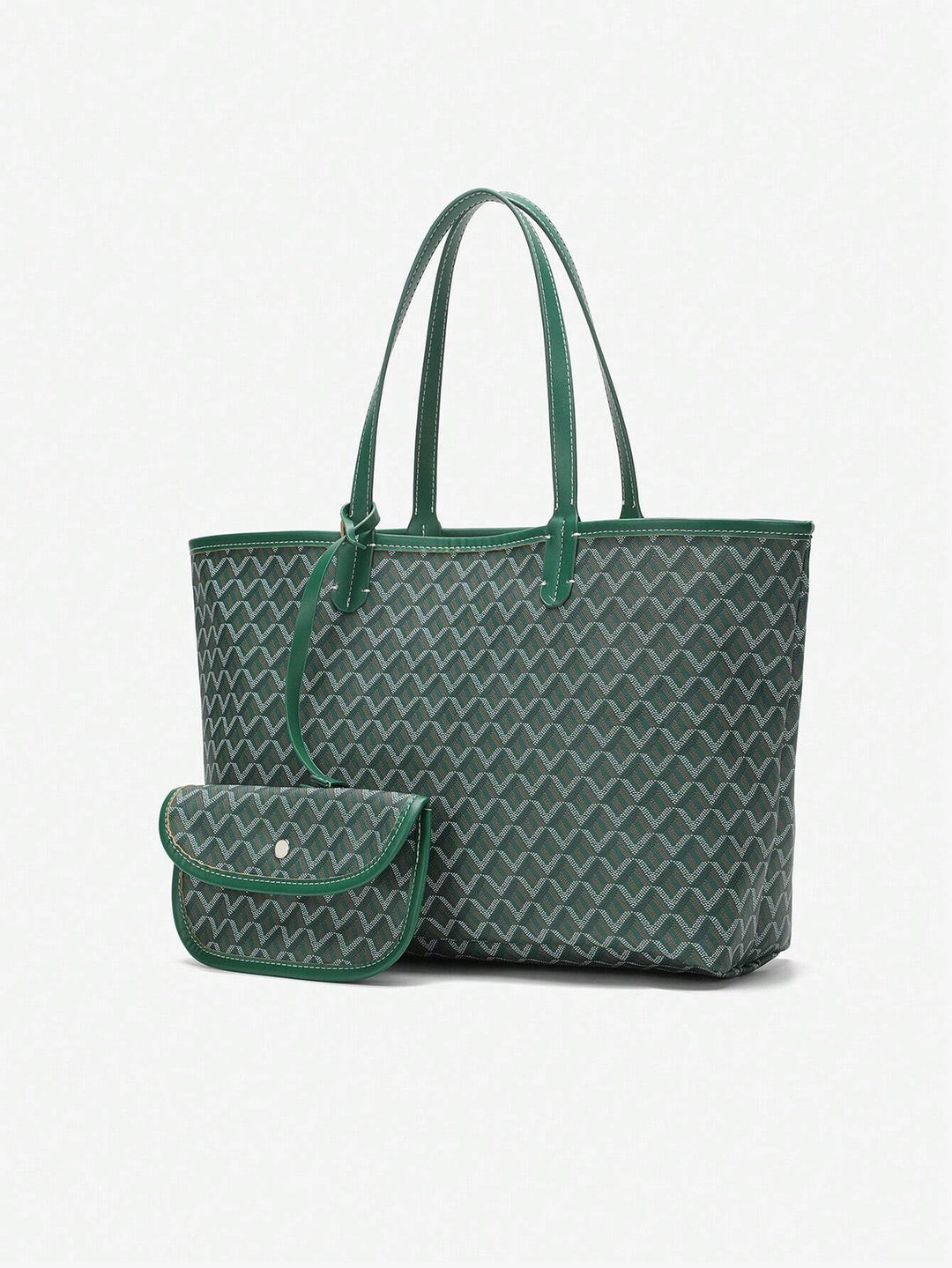 Dames casual PVC totebag, lichtgewicht en ruim, ideaal voor dagelijks gebruik en studenten.