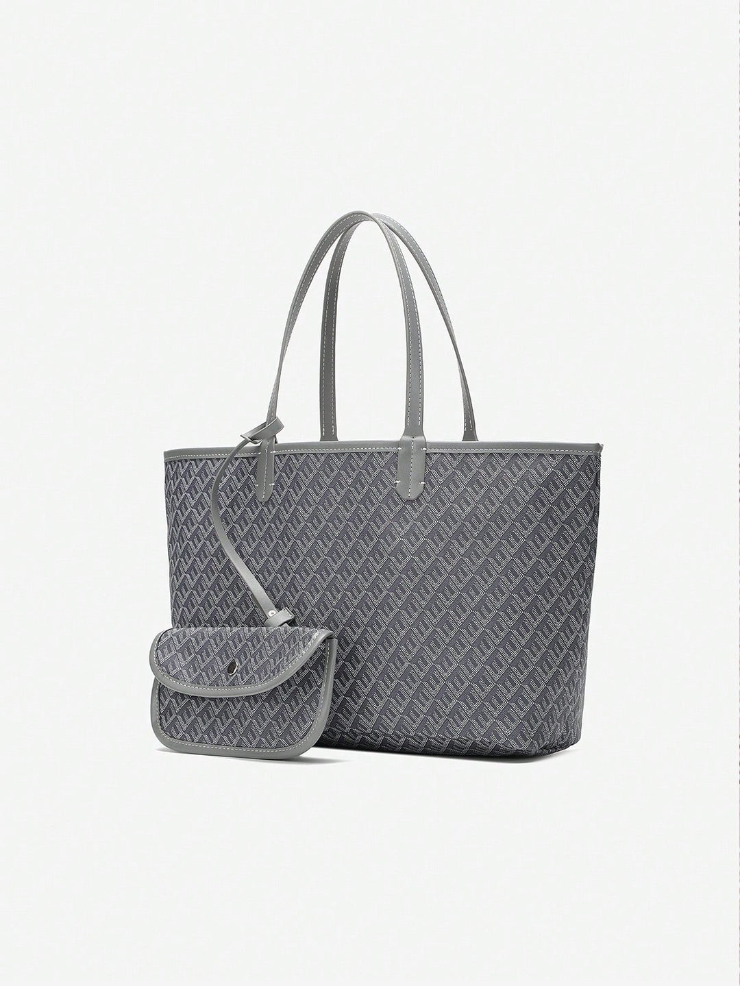 Veelzijdige dames handtas, grote lichtgewicht PVC totebag, perfect als casual schoudertas.