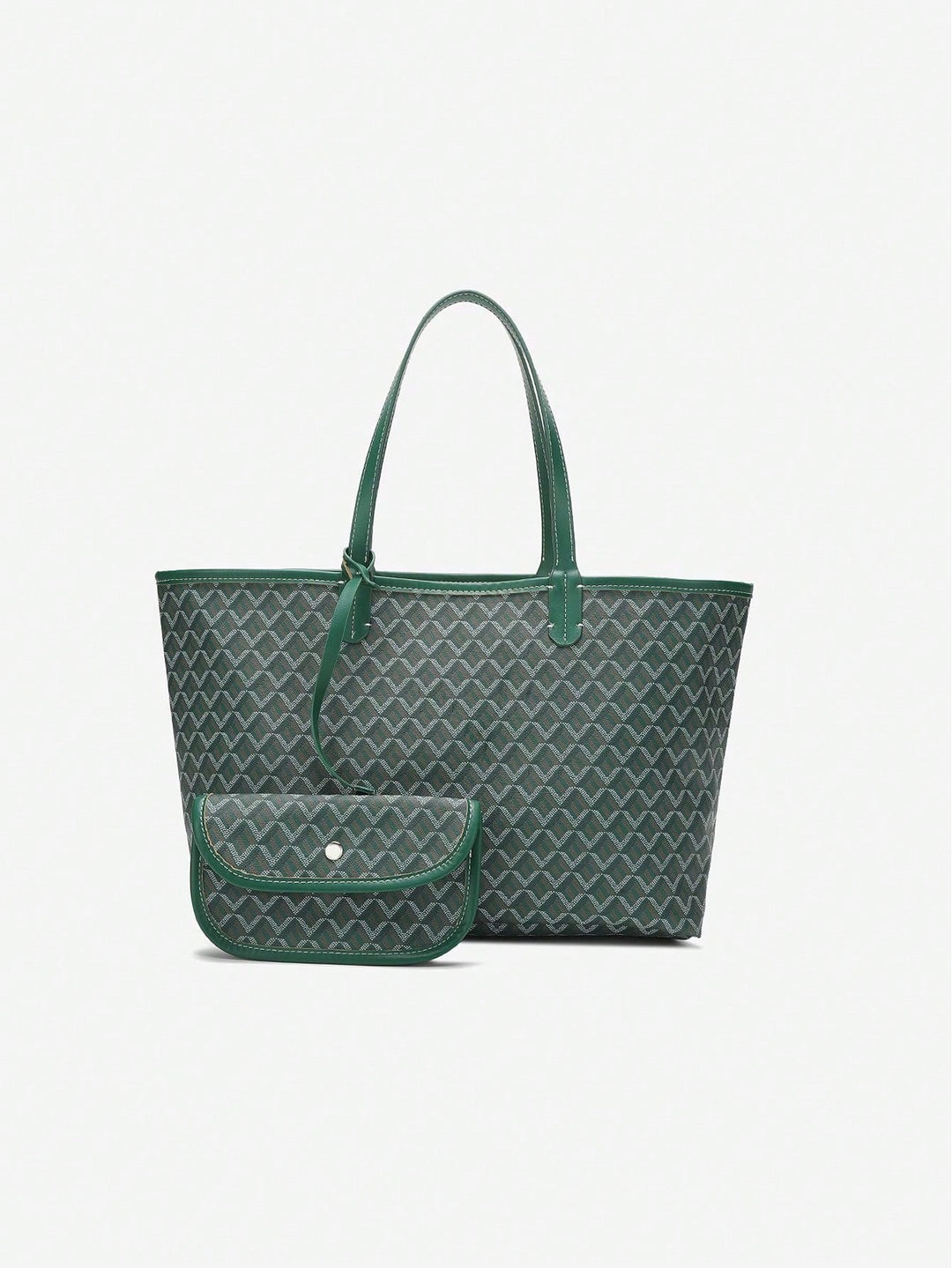 Lichtgewicht casual dames handtas, ruime PVC schoudertas, modern en praktisch voor dames.