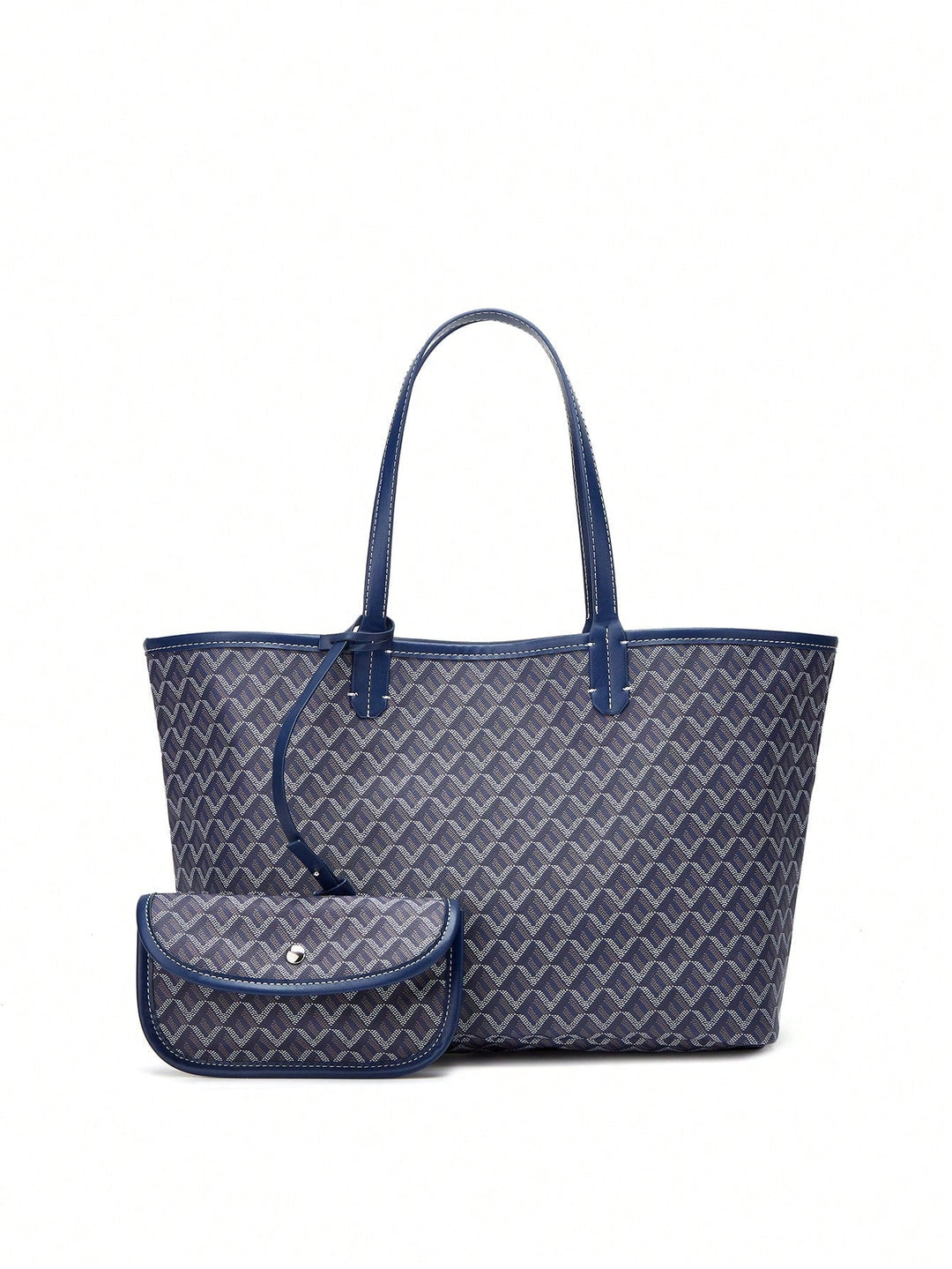Duurzame PVC dames totebag, lichtgewicht en ruim, functionele casual schoudertas.