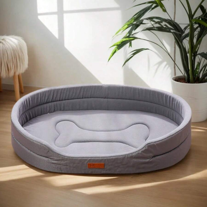 Comfortabel wasbaar hondenbed, ideaal als zachte ligplaats en rustplek voor huisdieren.