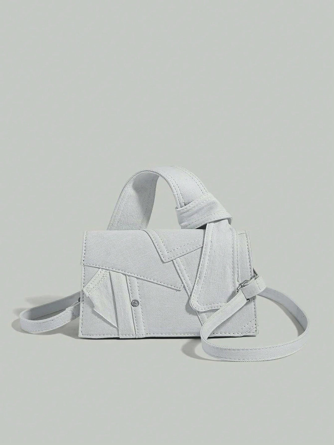 Modieuze denim crossbodytas, dames schoudertas, veelzijdig accessoire voor elke gelegenheid.