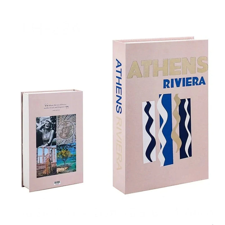 Bohemian salontafelboek, een stijlvol en luxe object voor de woonkamer decoratie.