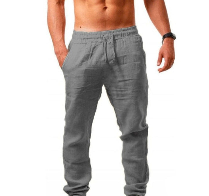 Stijlvolle heren zomerbroek met losse pasvorm. Comfortabel en elegant voor diverse casual gelegenheden.