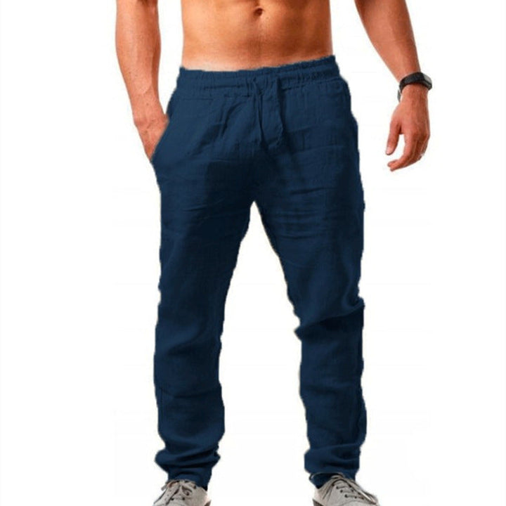 Veelzijdige heren zomerbroek, comfortabel en stijlvol. Perfecte losse pasvorm voor elke moderne outfit.