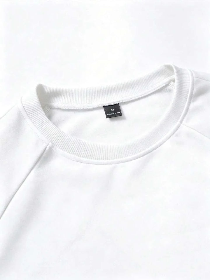 Comfortabele heren longsleeve met handgeschreven tekstprint. Perfect voor een relaxte dagelijkse stijl.