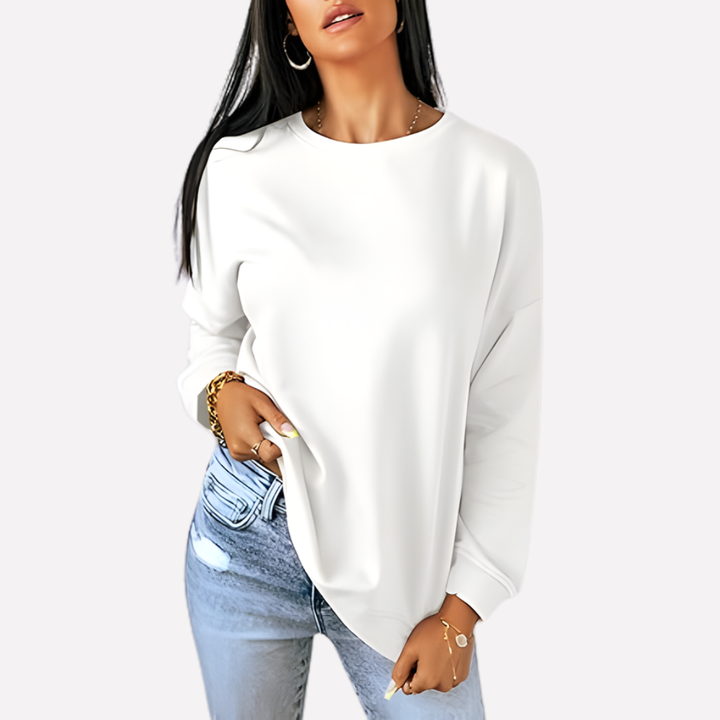 Stijlvol dames sweatshirt, crew neck, verrijkt je casual look direct.