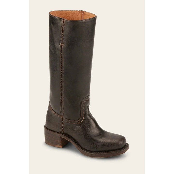 Essentiële kuithoge dameslaarzen Naomi, lederen uitvoering, modieus voor herfst- en winterstijl.