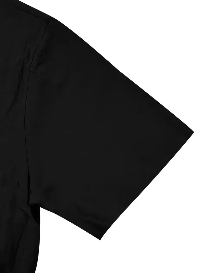 Heren linnen overhemd met knoopsluiting, korte mouw, voor een relaxte zomerstijl.