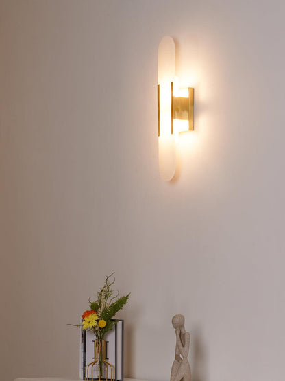 Moderne Wandlamp - Albast & Metaal