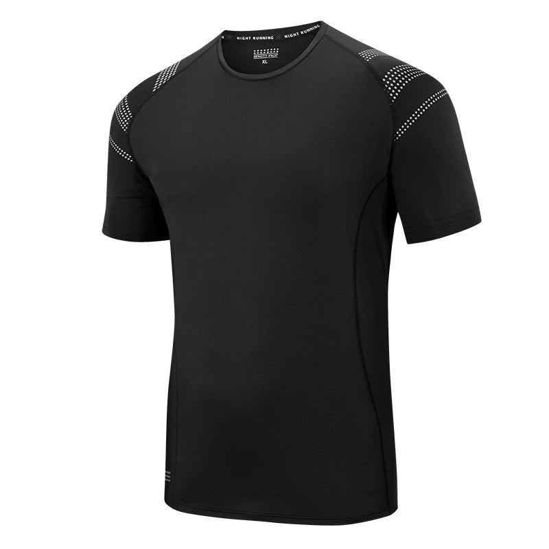 Heren plus size sneldrogend T-shirt, ademend en comfortabel voor sport, gym of casual zomerkleding.