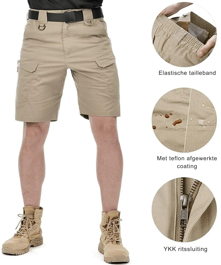 Stijlvolle VLIZO heren cargo korte broek met meerdere zakken, functioneel en modieus voor heren.